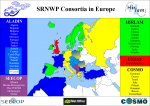 SRNWP Consortia in Europe in 2020